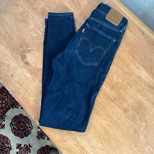 Levi's Women's Dark Blue Straight Leg Jeans